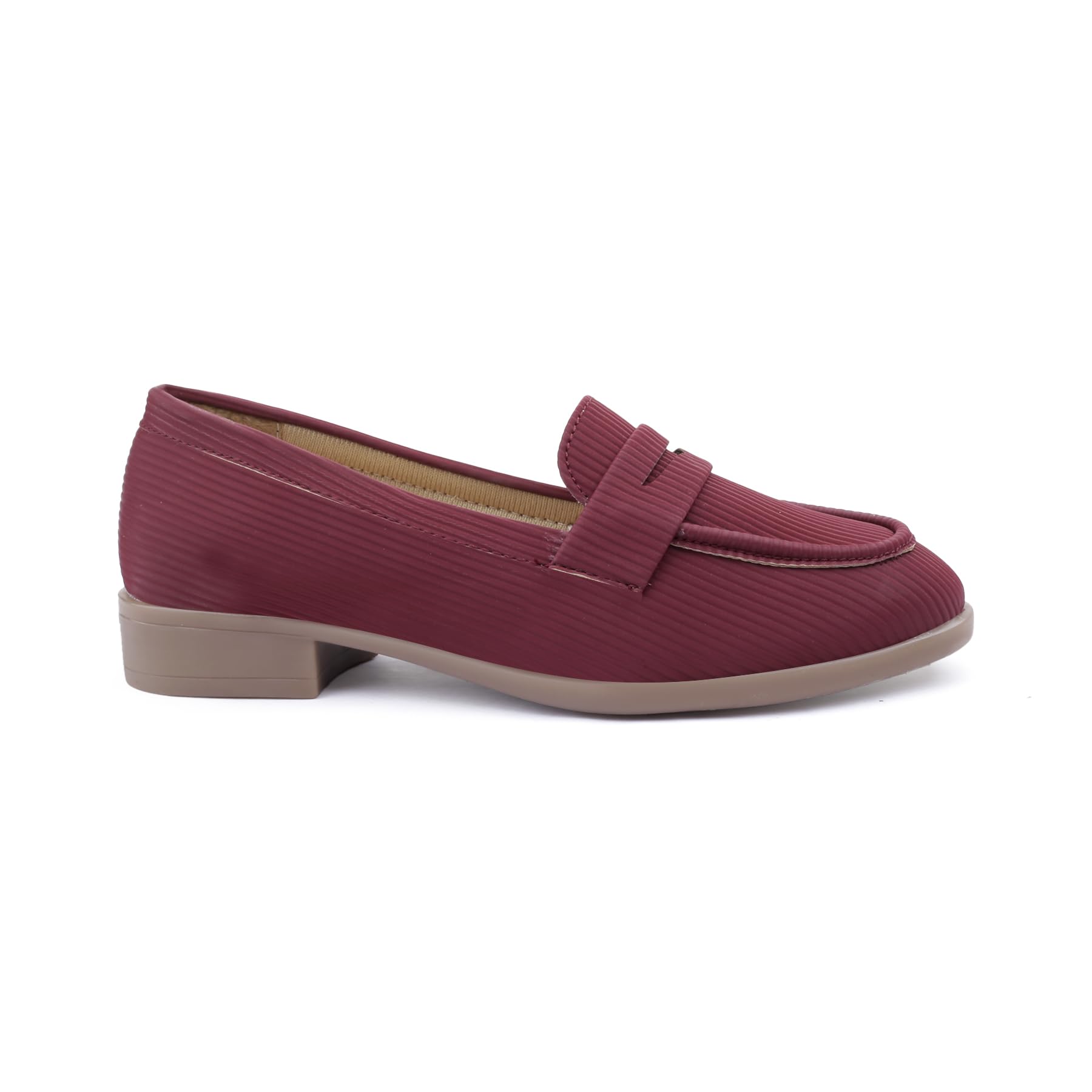 yuvrato baxi Women's Ethnic Wear Casual Low Heel Shoes & All Day Comfort Loafers | Lining Textured Faux Leather Material & Lightweight TPR Sole.-picture-22
