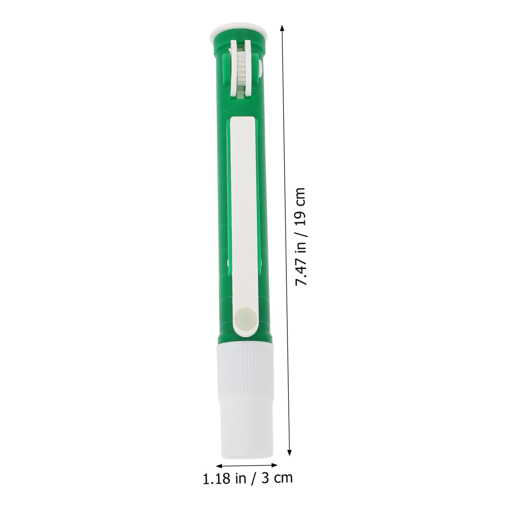 Pompe à Pipettes de Laboratoire Manuelle 2ml en Plastique Vert | Utilisation Main, Remplissage Précis, Accessoire pour Travaux Scientifiques