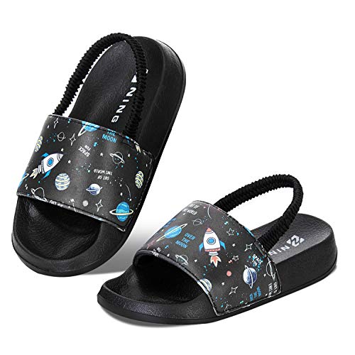Image of WateLves Toddler Boys Girls Slides Sandals for Swim Beach Kids Water Shoes Casual Summer Slippers