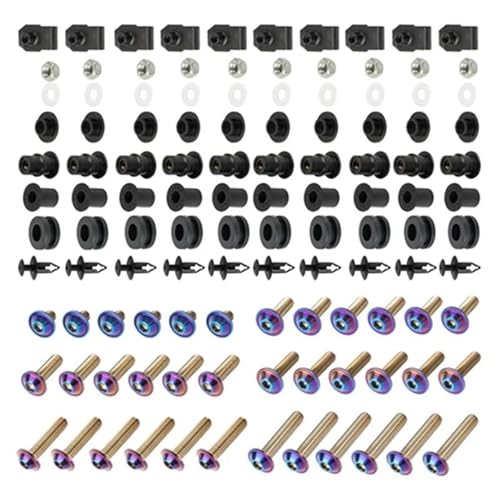 Kit vis et clips carénage complet YZF R1 2004-2006 boulons écrous moto