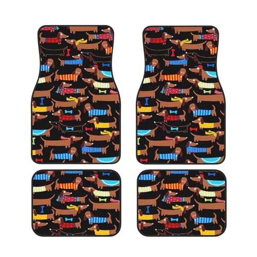 Alfombrillas de coche Dachshund para viajar con perros y mantener el coche libre de barro y agua