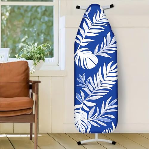 Image of Nuxovilar Tropical Leaves Ironing Board Cover 15x54 Polyester