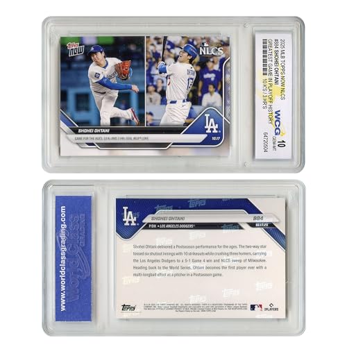 2025 Topps Now SHOHEI OHTANI Greatest Game in Playoff History NLCS 10 Strikeouts and 3 Homeruns Card...