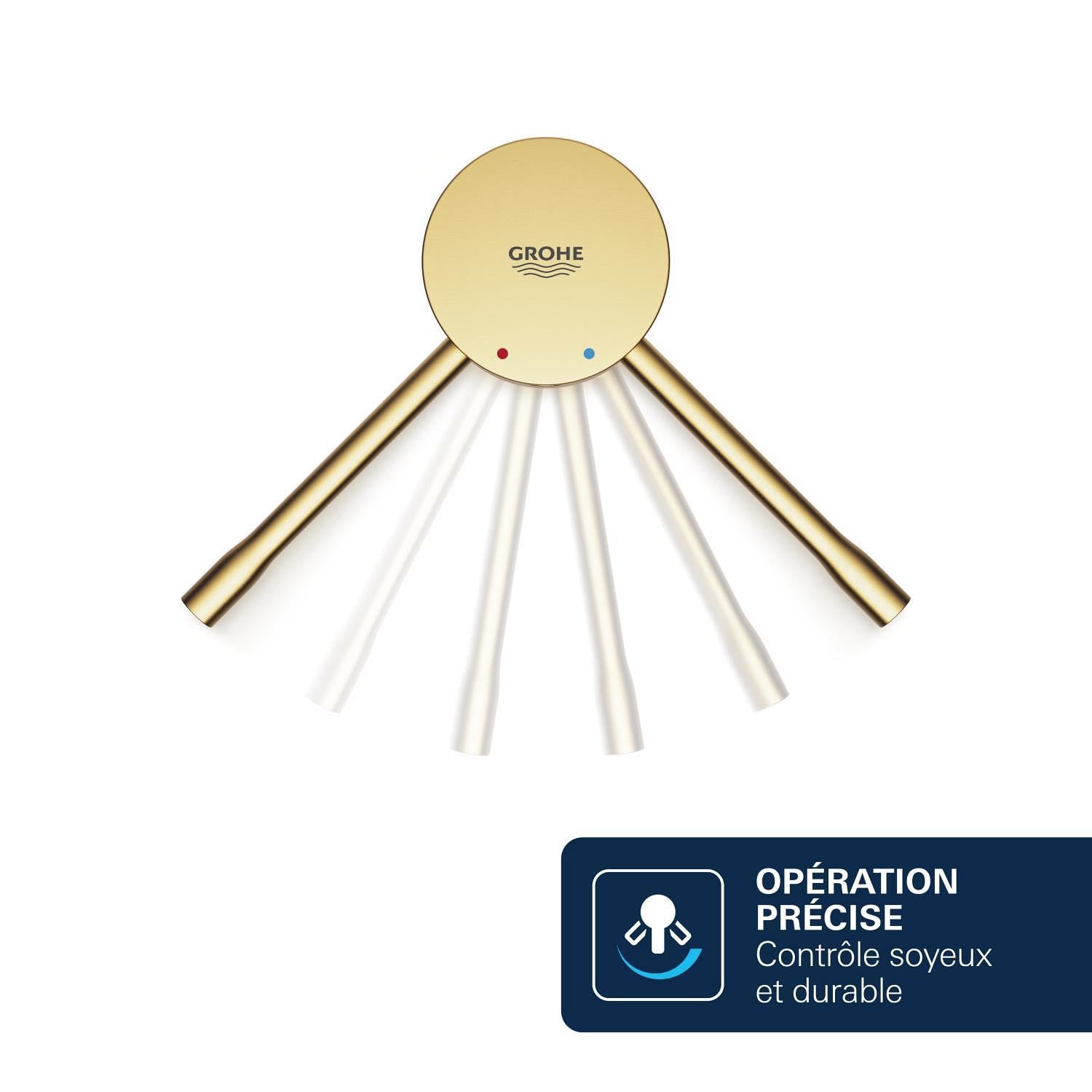 GROHE Essence Mitigeur pour Evier de Cuisine, Doré Brossé, 30269GN0