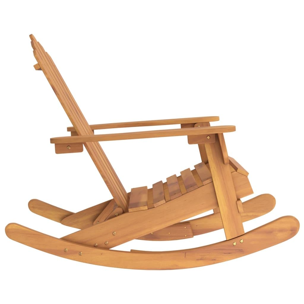 vidaXL Silla Mecedora Adirondack Madera Maciza Acacia