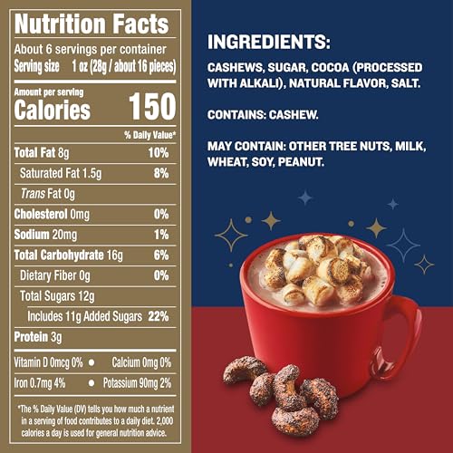 Image of PLANTERS Toasted Marshmallow Hot Chocolate Cashews, 5.5 Oz (1 Ct)