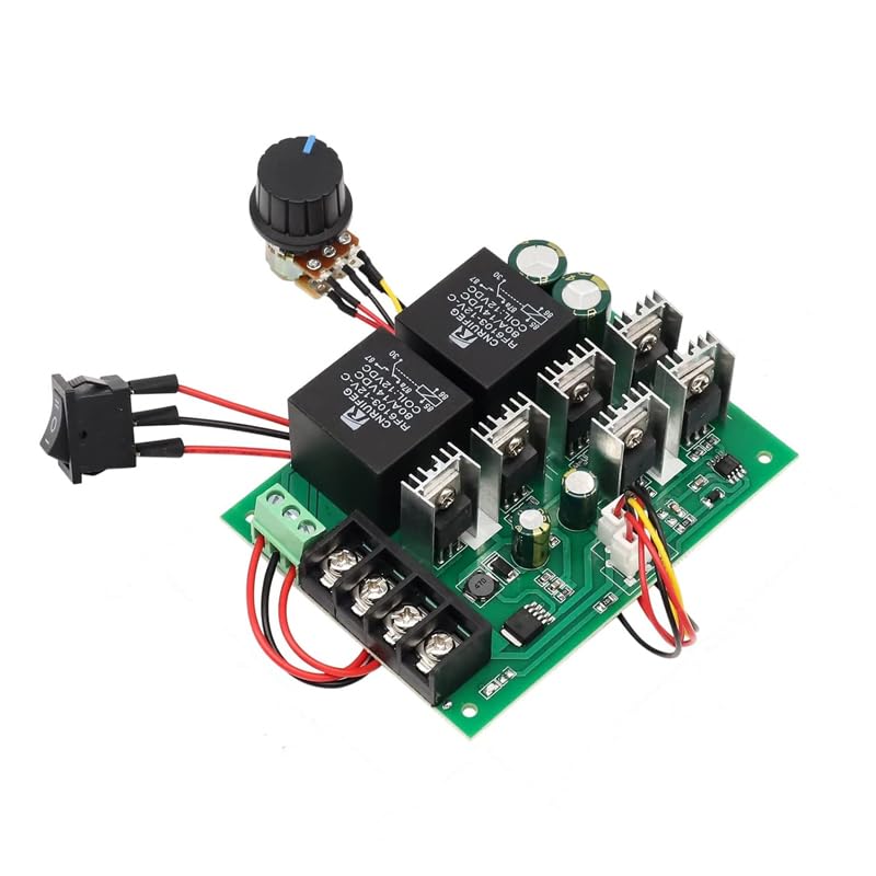 GERUI DC 9-50 V 40 A Motor Controller, DC Motor Drehzahlregelung Reversible Controller 12 V 24 V 36 V 48 V 2000 W Leistung Reversible