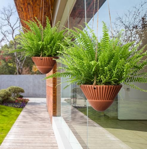 Hanging Planters for Indoor Plants,Terracotta Hanging Planter,Cer...