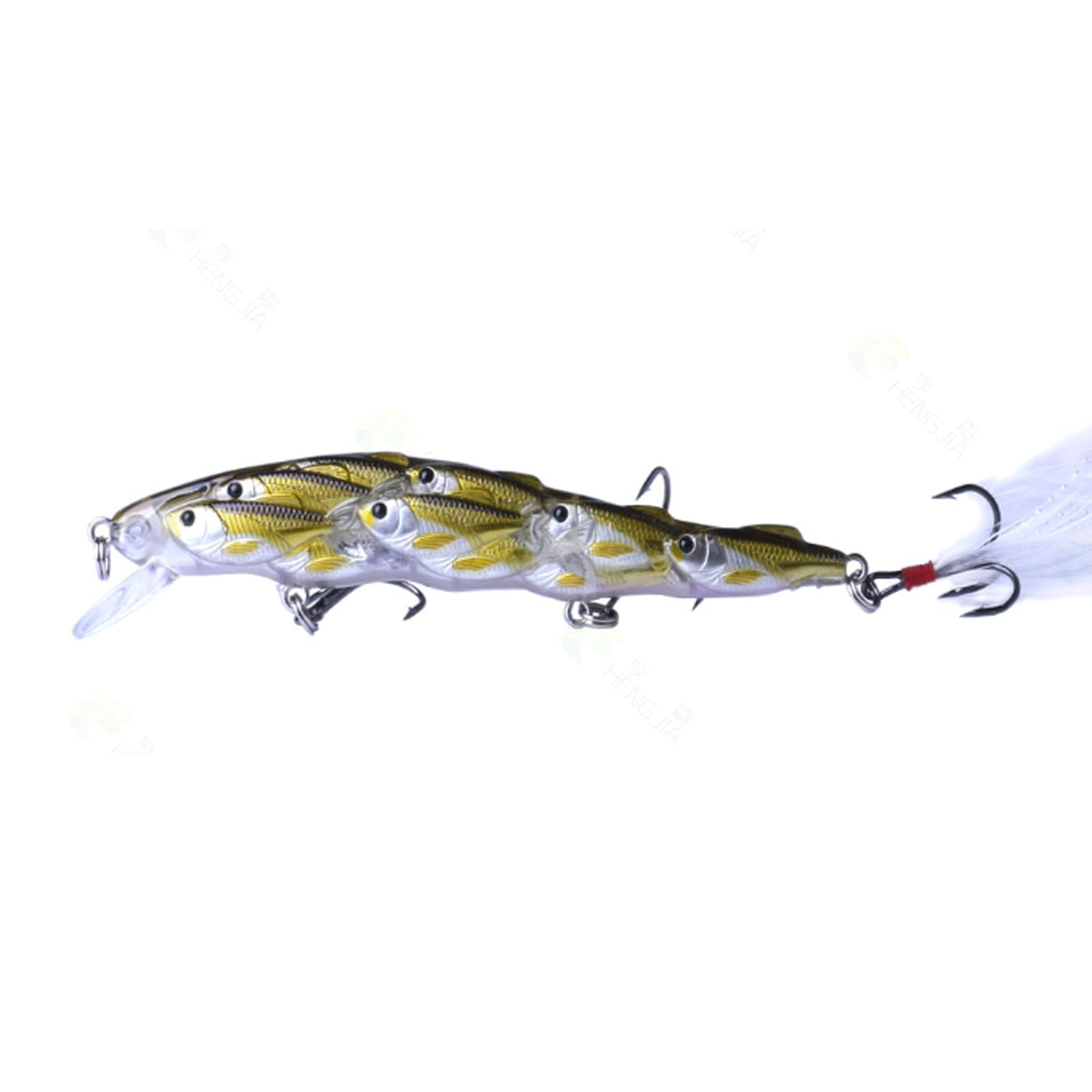 IvyLoutish Fishing Lure Bait 12cm 15g Fishing Accessories Feather Topwater Fishing Bait Artificial Hard Bait Wobbler Bass Minnow Crankbait Fishing Tackle