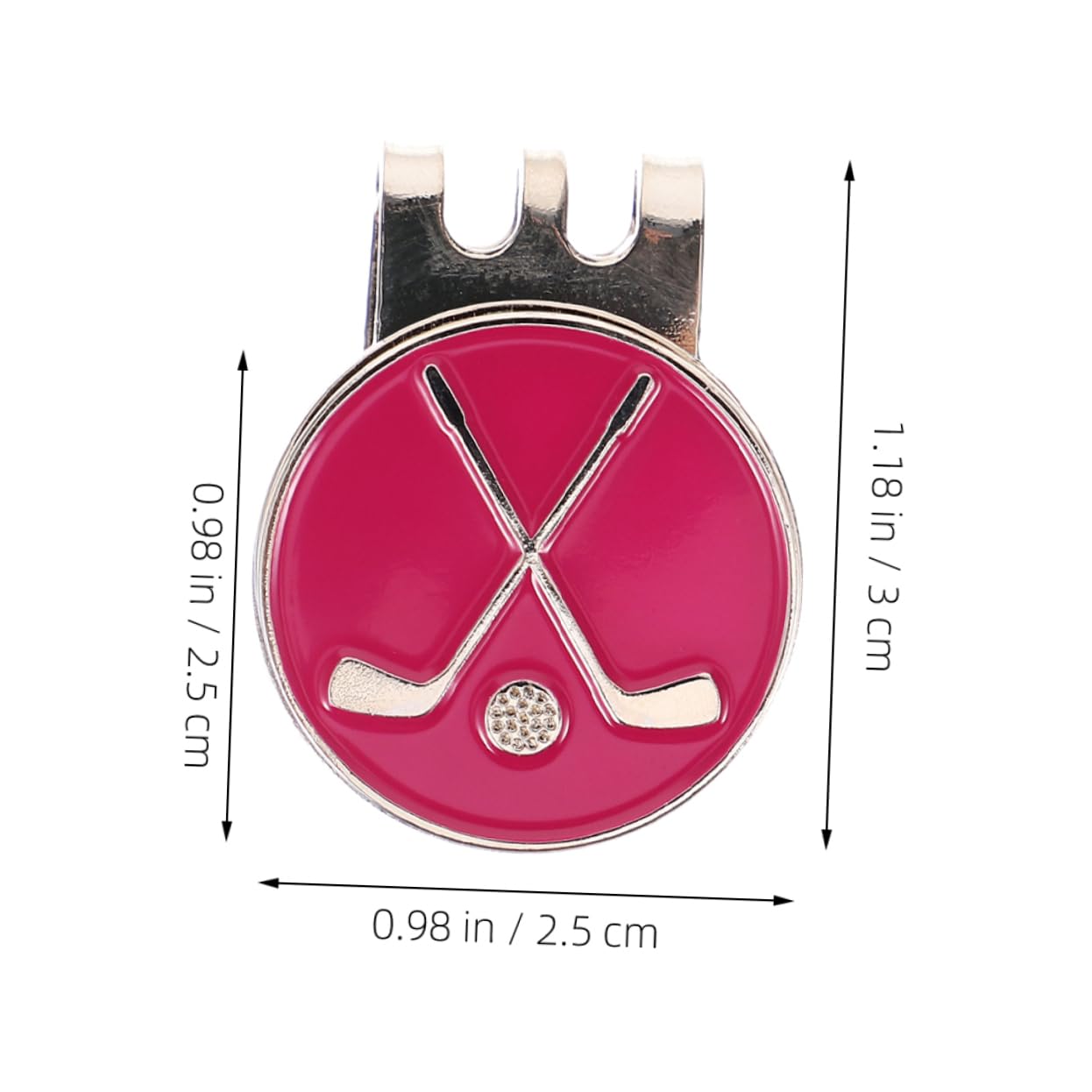 INOOMP Clip per Cappello Magnetico Marcatore per Palline da Golf Produttore di Palline da Golf Marcatore per Palline da Golf Cappelli Comoda Clip per Cappello da Golf Marcatore per