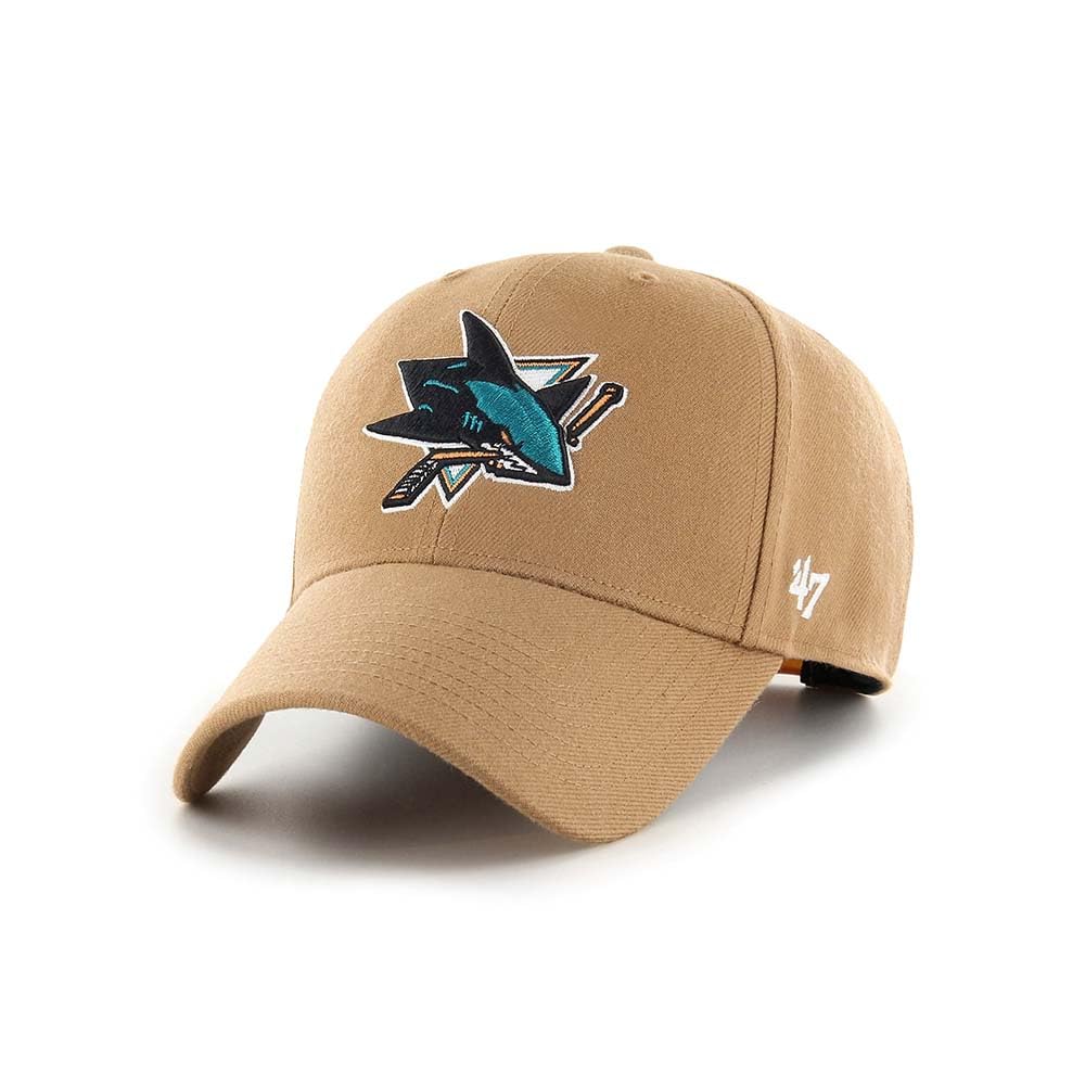 47 Brand Snapback Cap - NHL San Jose Sharks Camel Beige