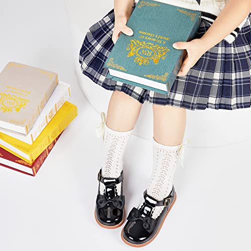 Image of Felix & Flora Toddler Little Girl Mary Jane Dress Shoes - Ballet Flats for Girl Party School Shoes