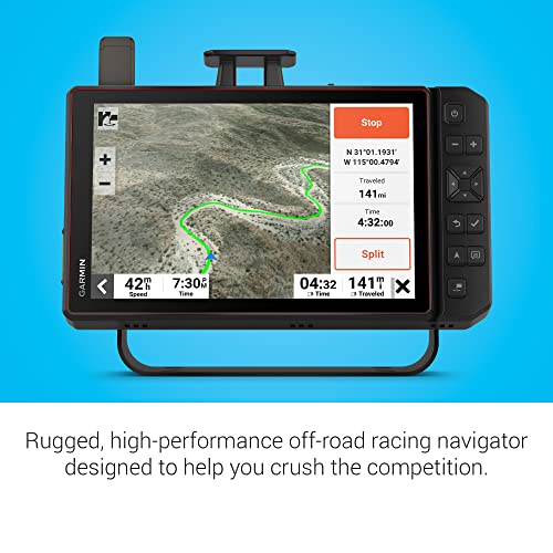 Image of Garmin Tread XL - Baja Race Edition, Rugged, ultrabright 10 inch Off-Road Race Navigator, high-Performance GPS for Trophy Trucks, Team Tracking with Built-in inReach Satellite Communication
