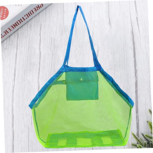 1pc Large Capacity Mesh Tote Bag for Portable Beach Storage Bag with Soft Material for Outdoor Activities2