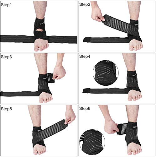 Isermeo Supporto per Caviglia, Cavigliera Sportiva...