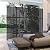 Metal Privacy Screen Outdoor with Stand, 6 ft Tall Decorative Privacy Fence Featuring Simple Assembly, Freestanding Fence Panels & Portable Divider Screens for Patio, Balcony, Garden, Backyard