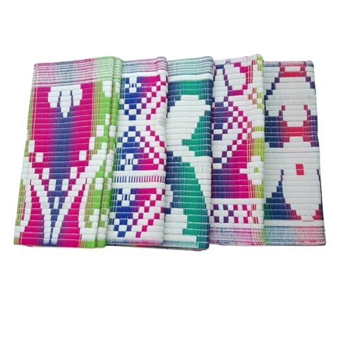 Image of Plastic Mats for Sleeping On Floor Sitting Reversible Chatai Square Shape Mats for Home Living Room, Bedroom Floor, 4X6 Feet, Assorted