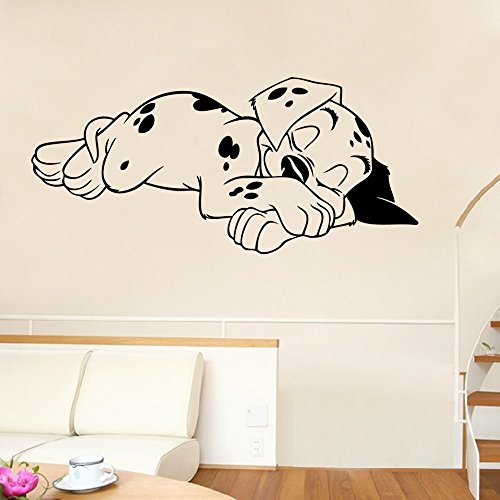 Vinilo decorativo BooDecal perro dálmata 22 x 10 pulgadas miniatura 5