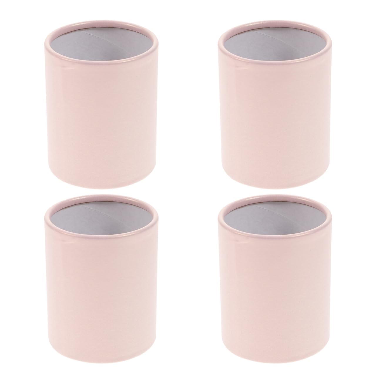 Anneome 8 Contenedores Cilíndricos De Cartón 3.15X4.72 Pulgadas Para Arreglos Soporte De Cubo Caja Redonda Para Decoración De Bodas Fiestas Y Hogar