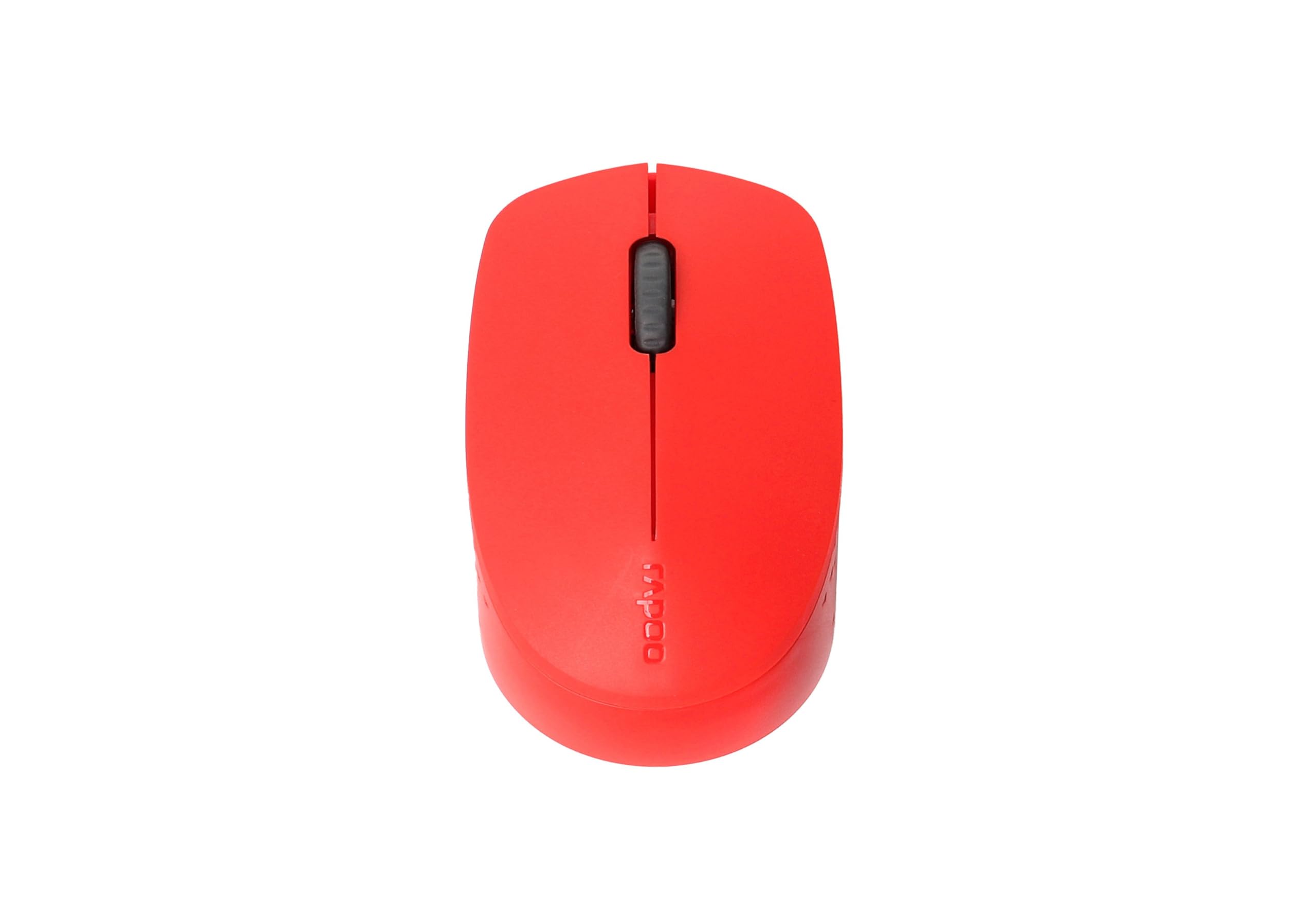 RAPOOM100 Multi-mode Wireless Silent Optical Mouse - RED, compact