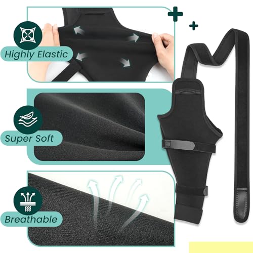 Image of Dog Sleeve for Rear Legs to Stop Licking, Upgraded Surgical Recovery Sleeve for Hind Back Leg Wound,TPLO, ACL Surgery, Light Comfortable Cone Alternative (Left,2XL,Black)