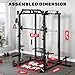 JELENS M21 Smith Machine, Multi-Function Power Cage with Dual Pulley Cable Crossover System, 2000LBS All-in-One Squat Rack with Smith Bar and Attachments (Purple, M21 Smith Machine)