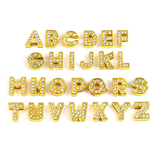 Breloques lettres alphabet dorées pour réparer et sublimer vos bijoux