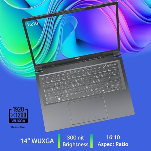 Image of acer Aspire 14 inch AI Copilot+ PC WUXGA Touchscreen Laptop, Intel 8-Core Ultra 7 258V(>Ultra 9 185H), Intel ARC 140V, 32GB LPDDR5X, 2TB SSD, Wi-Fi 6E, FHD Webcam, W /128GB PSD&Stylus, Win11 Home