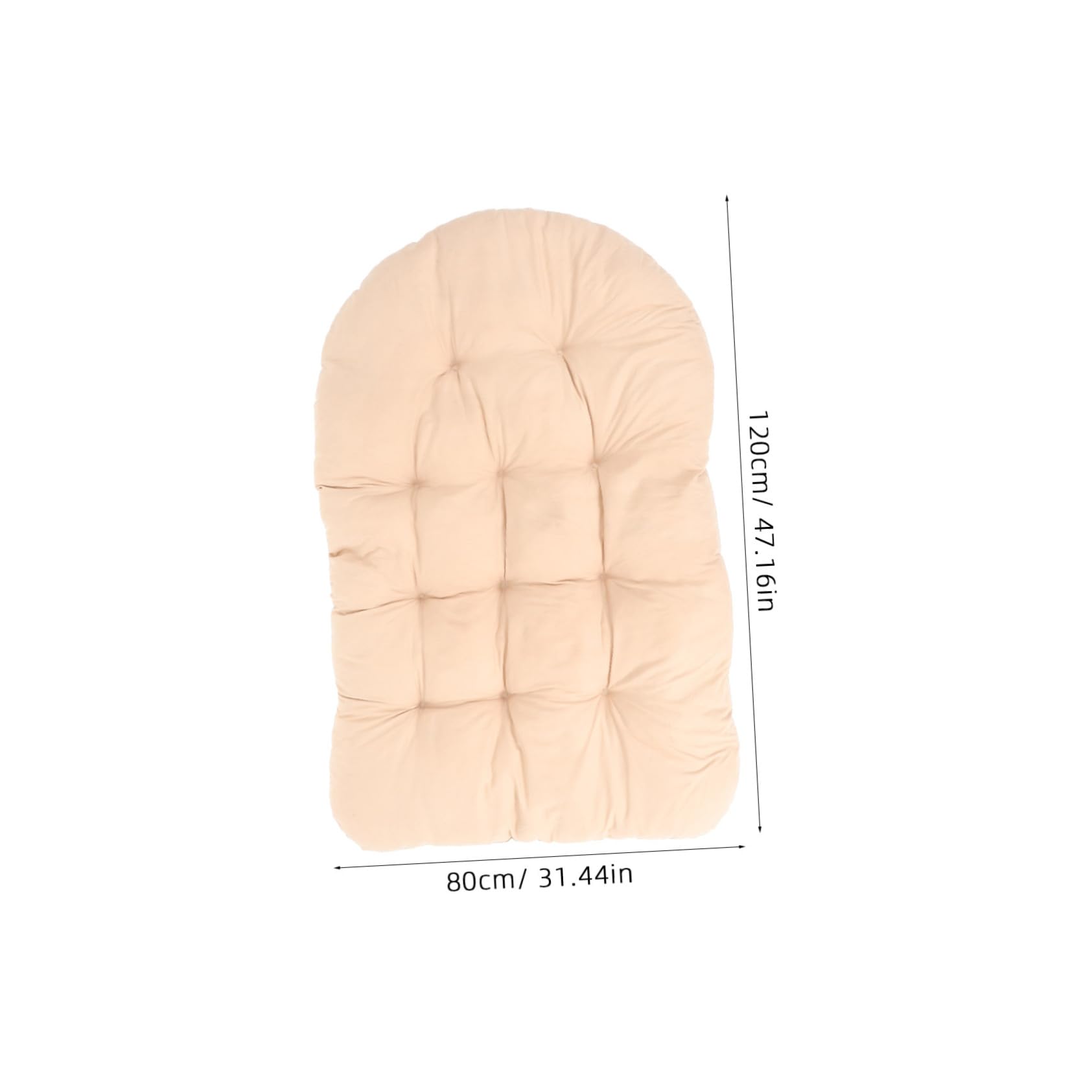 Cuscino per sedia sospesa da esterno, in poliestere resistente alle intemperie, sfoderabile per un maggiore comfort, ideale per giardino e patio, perfetto per relax e tempo libero