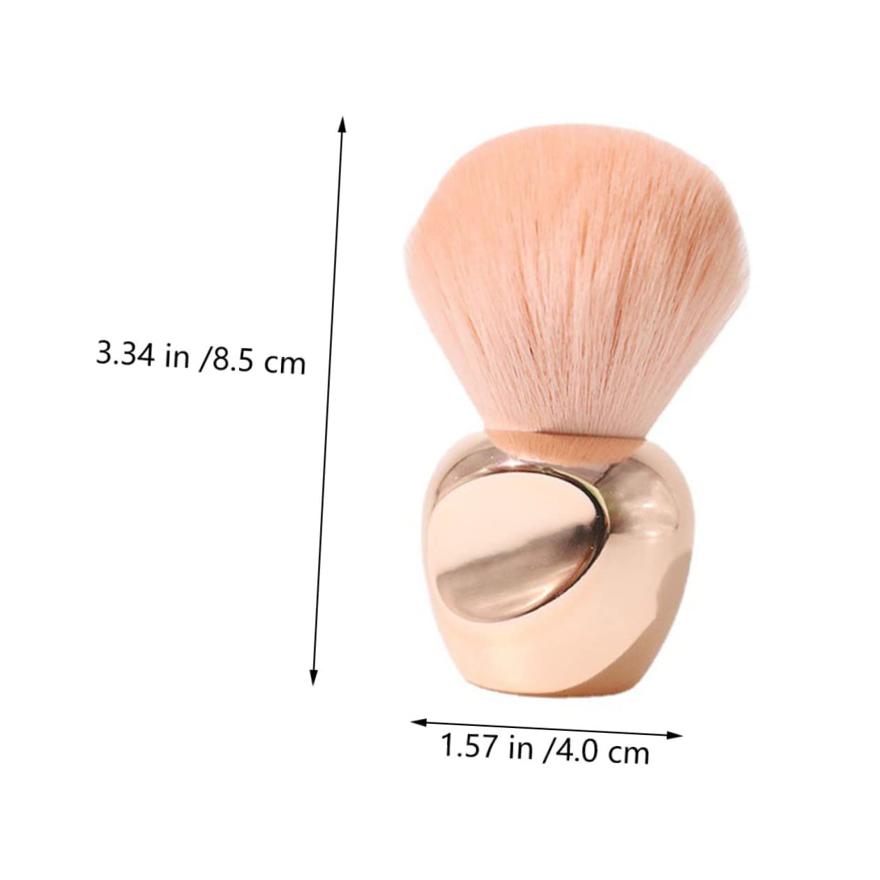 Ipetboom Blush Makeup Brush Lightweight Cosmetic Tool with Comfort Grip Handle for Loose Powder Application Durable Design for Womens Beauty Routine