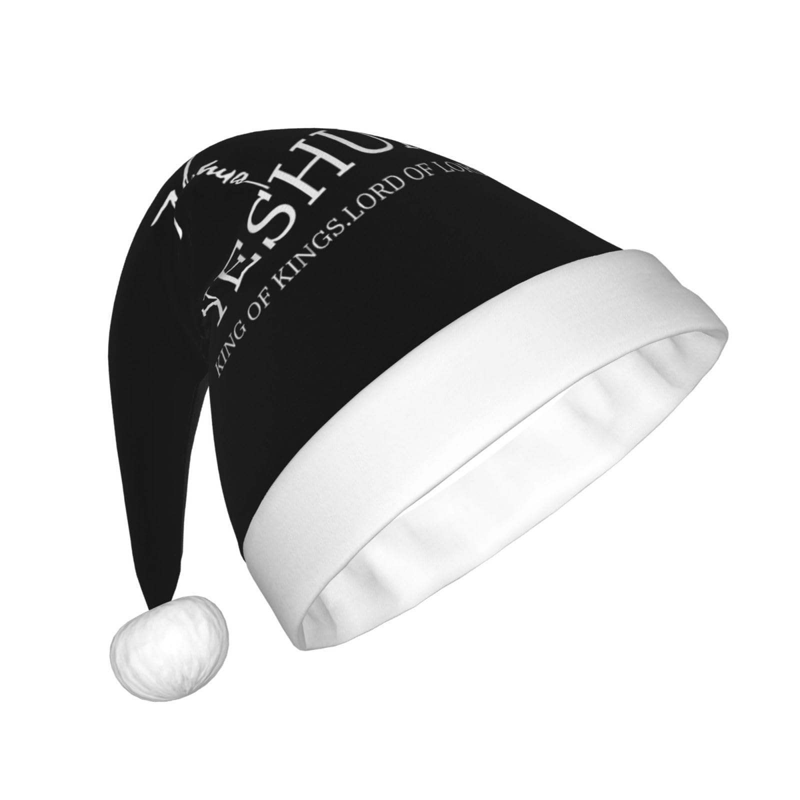 LHAHDG Yeshua Jesus Christian Christmas Hat Santa Hat Cap For Unisex Adults Xmas New Year Festive Holiday Party Decoration And Supplies - Image 2