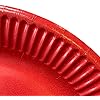 Red Party Paper Plates | Round Dessert Plates | Ruby Red Colour | Packs ...
