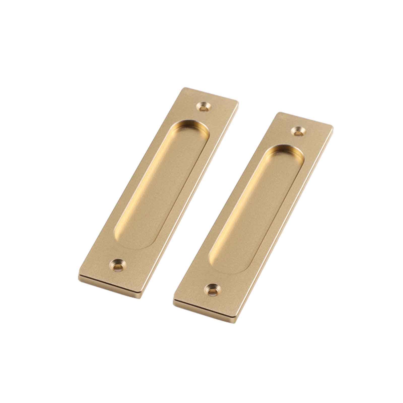 Vakorise C Recessed Sliding Door Handles, Recessed Pulls Sliding Door Handle Multicolor 148Mm 2 Pack