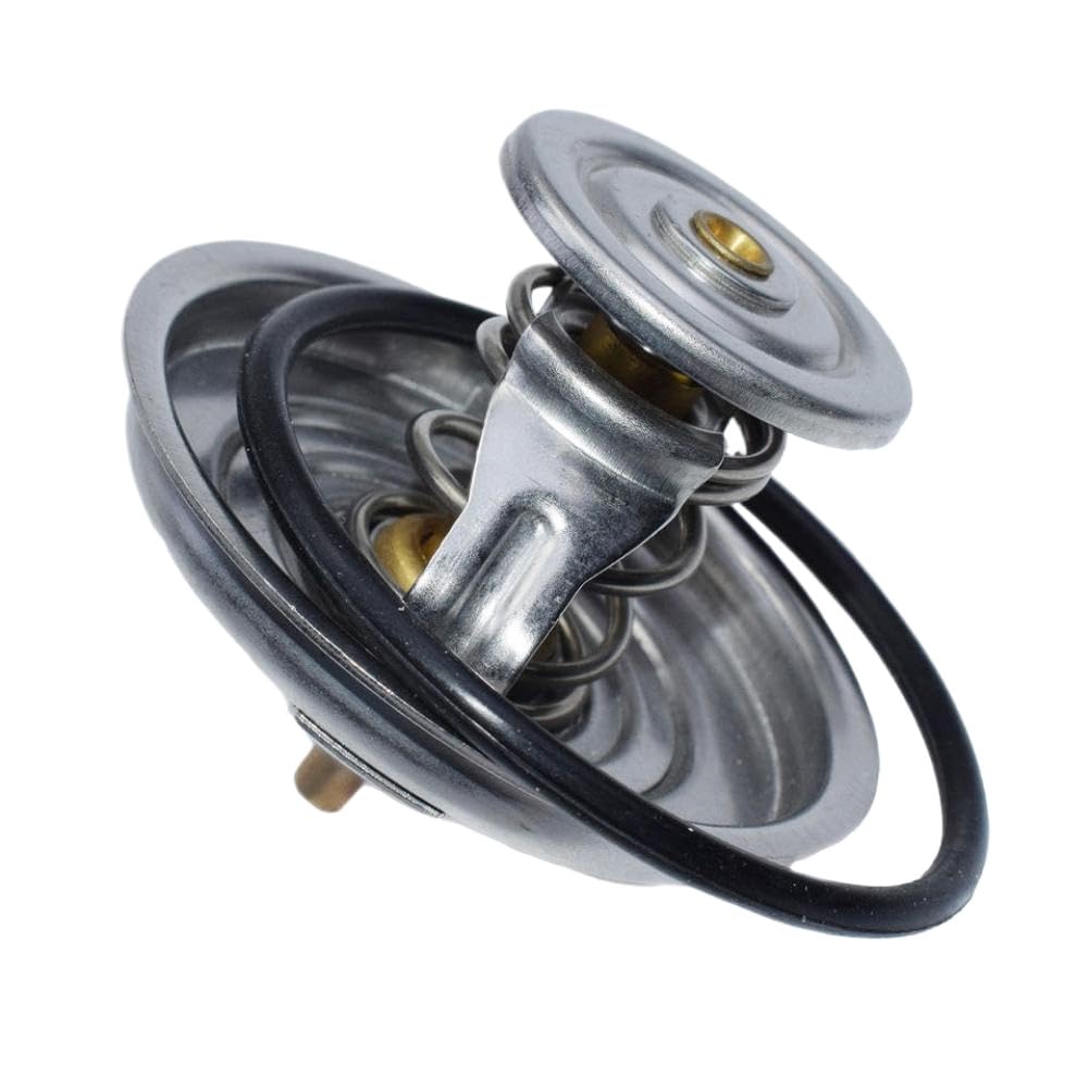 Engine Coolant Thermostat Compatible With E34 E36 E38 E39 323i 328i 525i 318is 325i 520i Z3 11537511083 11531722531 11531740437(Thermostat)