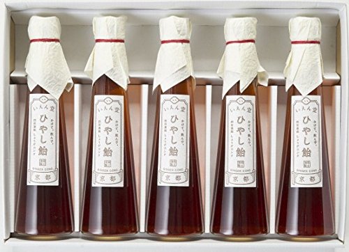 Amazon.co.jp: ひやし飴 シロップ 200ml×5本 国産生姜使用 ドリンク