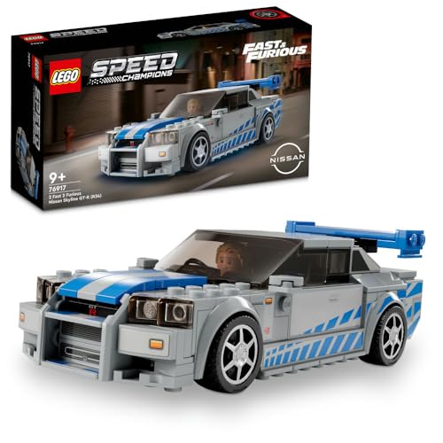 レゴ(LEGO) スピードチャンピオン ワイルド・スピード 日産スカイラインGT-R (R34) おもちゃ 玩具 誕生日 プレゼント ブロック 男の子 女の子 子供 9歳 10歳 11歳 小学生 乗り物 車 ミニカー 76917
