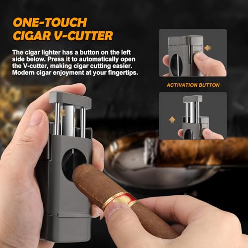Encendedor SCARRA para cigarros con cortador 3 en 1 miniatura 3
