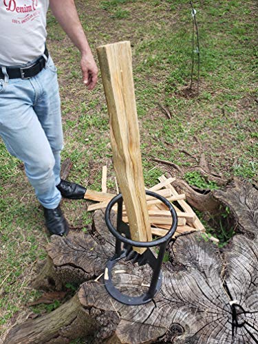 EPOARTIST Kindling Splitter, Firewood Splitter, Cast Iron Wood Splitting Tool, Manual Log Splitter Wedge