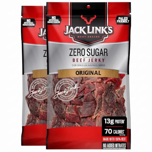 Jack Link's Original Zero Sugar Beef Jerky - 7.3 oz Bag - Ready t...