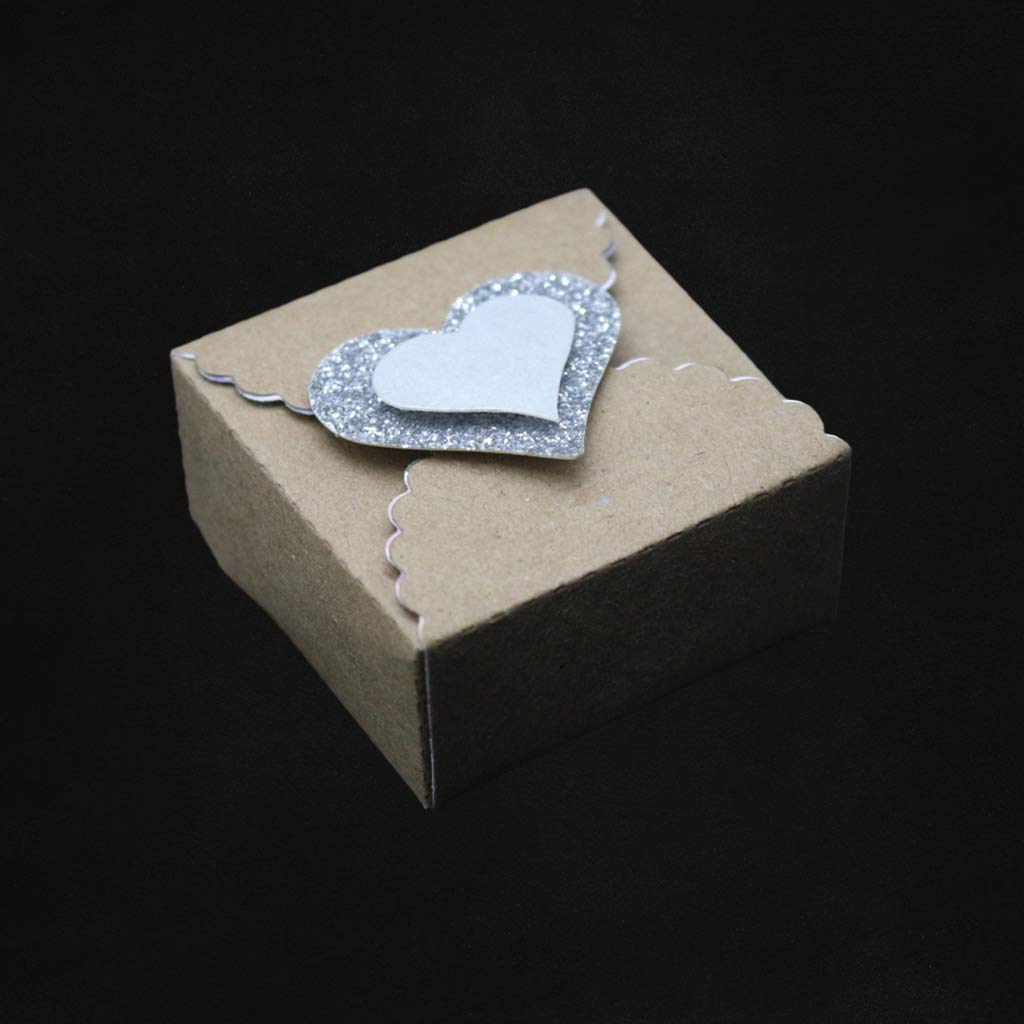 WT-DDJJK Stampo Per Torta, Confezione Regalo Metallo Taglio Muore Stencil Scrapbooking Album Fai Da Te Carta Per Timbri Goffratura - Foto 8