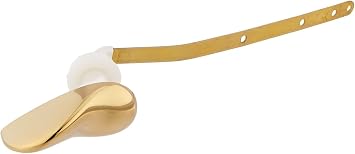 American Standard 738899-0990A Left Hand Plastic Trip Lever, Generic Replacement Lever, Polished Brass