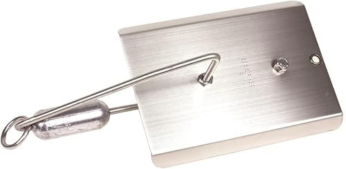 Sea Striker Cepilladoras | Cepilladora de Pesca con Hoja de Acero Inoxidable con Anillo de Latón Grande Plata