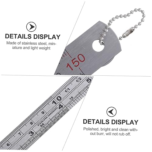 Uonlytech 1 Régua Medidor De Precisão De Soldagem Medidor De Soldagem Medidor De Inspeção De Soldage