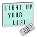 Produktbild Preis am Stiel LED ''Lightbox'' A4 - mit Farbwechsel | Lightbox | Farbwechsel Lichtkasten | Wohnaccessoires & Deko | Cinema Lightbox | LED Lampe | Wohnzimmer Dekoration modern | Leuchtdeko