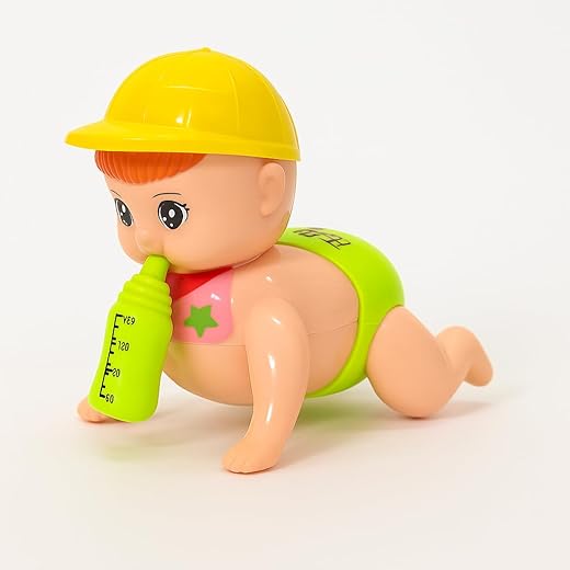 Crawling Baby Toy with Bottle