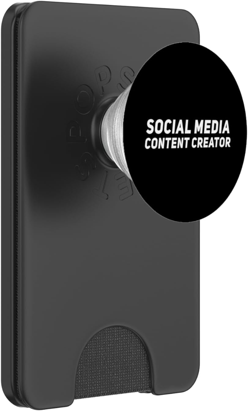 Social Media Content Creator - Blogger Vlogger Influencer PopSockets PopWallet for MagSafe