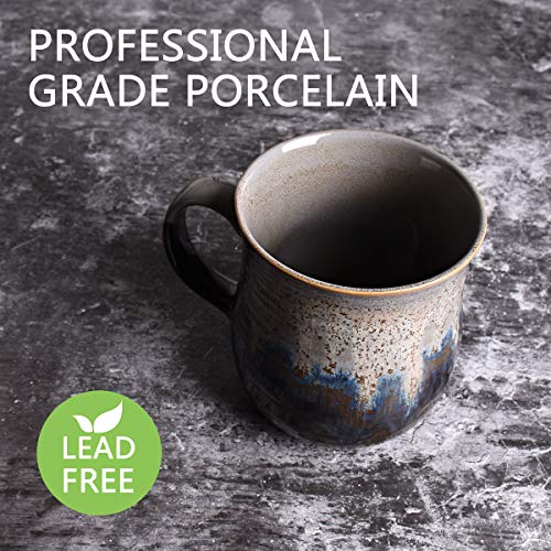 Bosmarlin Large Ceramic Coffee Mug, Big Tea Cup for Office and Home, 21 Oz, Dishwasher and Microwave Safe, 1 PCS - Thumbnail 4