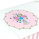 Fantasy Fields Bouquet Schminktisch, Hocker und Tischspiegel aus Holz für Kinder W-3843G