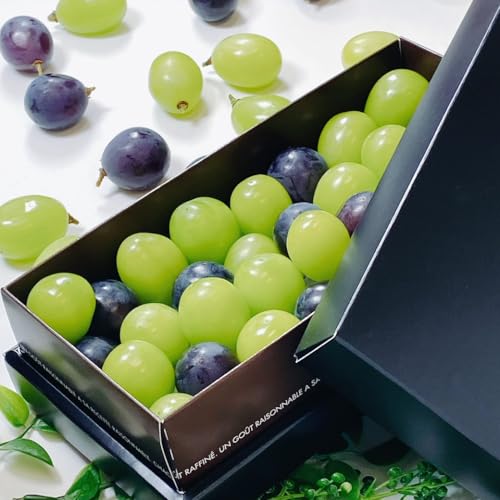 ぶどうフルーツギフト きらめきギフトぶどうの宝石箱 ジュエルボックス シャインマスカット 巨峰 ピオーネ f富士の輝 ナガノパープル (300g)