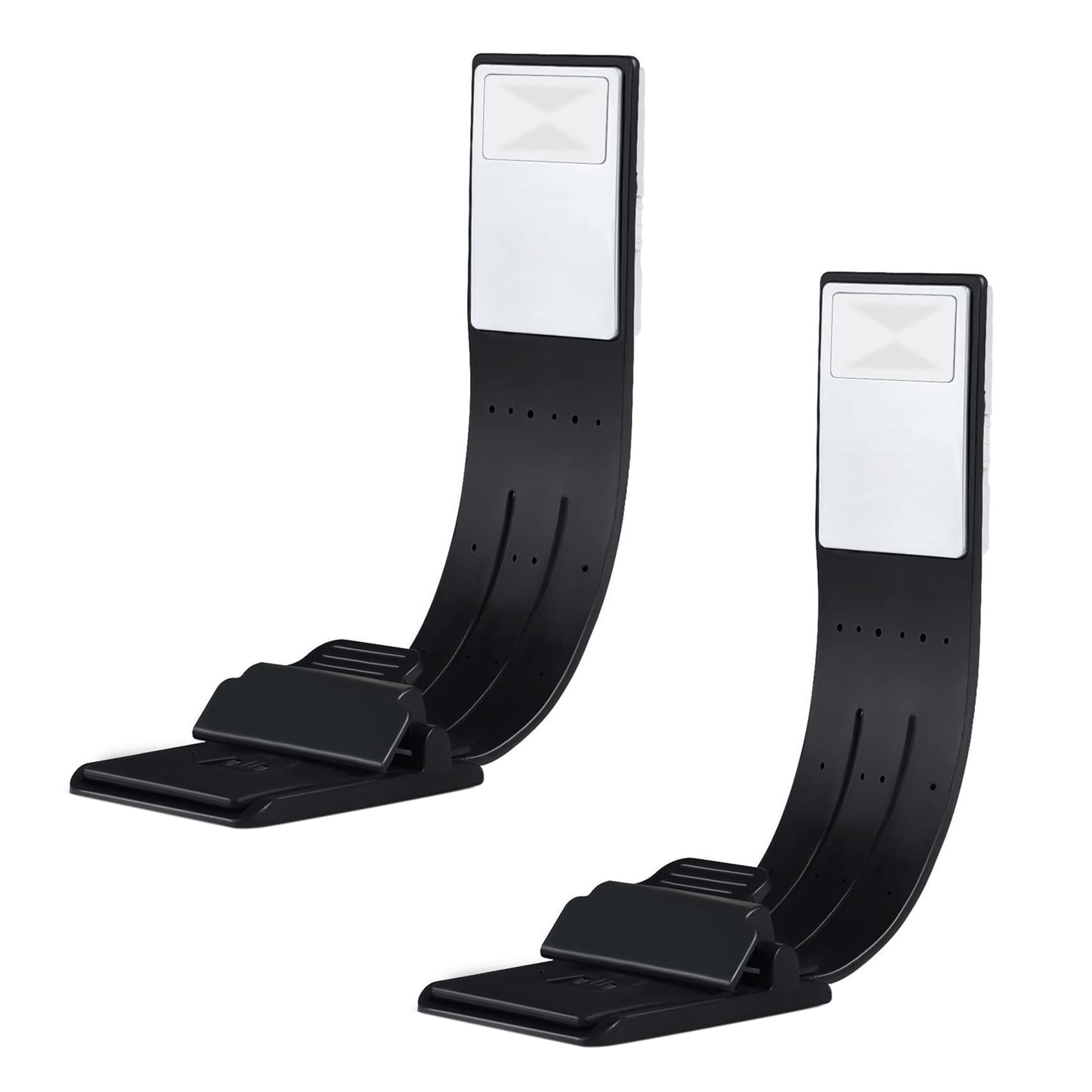 Hndhbfgrt 2X Book Light, LED Clip Reading Lamp USB Rechargeable Tough Switch 4 Levels Brightness Flexible Light & Bed Lamp